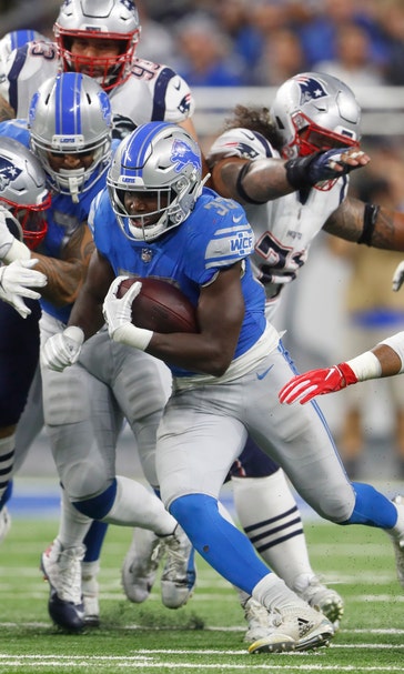 A rushing barrier finally falls for Lions against Patriots